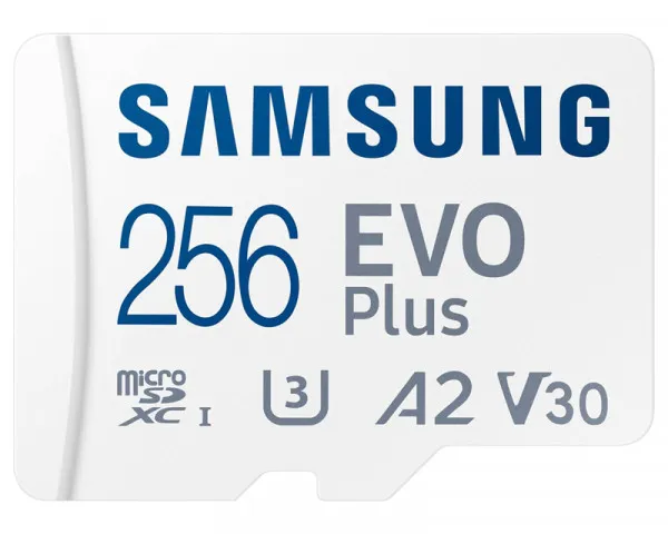 SAMSUNG Memorijska kartica EVO PLUS MicroSD 256GB class 10 + Adapter MB-MC256SA 