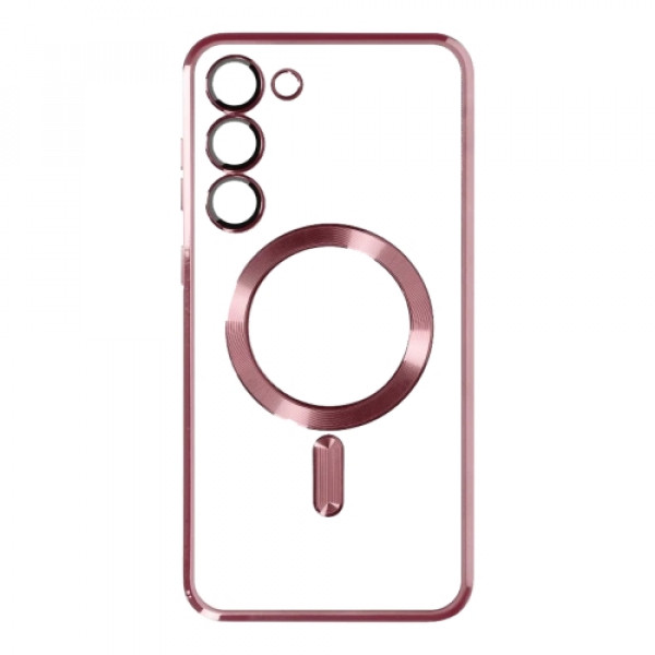 Silikonska futrola Magsafe SAMSUNG S25 PLUS ROZE