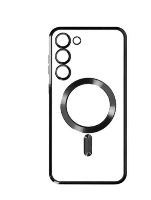 Silikonska futrola Magsafe SAMSUNG S25 ULTRA CRNA