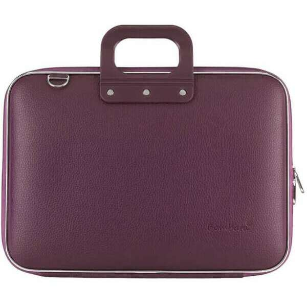 BOMBATA Torba Classic Vinil 15'' Plum Purple