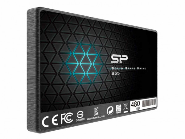 SILICON POWER SSD Slim S55 480GB/2.5''/SATA 3/crna