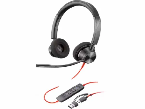 HP Slušalice Poly BW 3320 Stereo -M USB-C HS +USB-C/A/8X220AA/crna