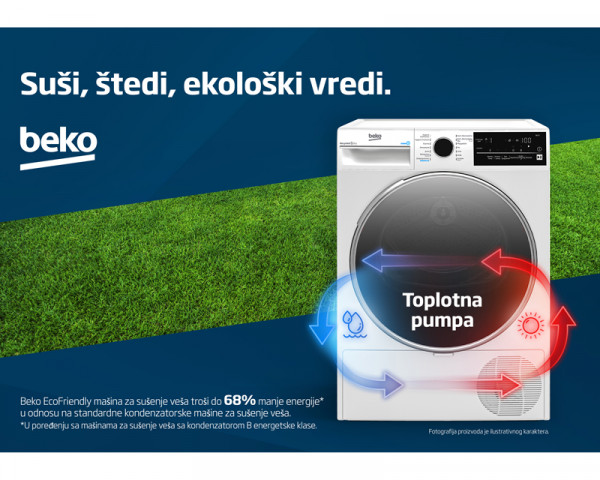 BEKO BM3T40230W mašina za sušenje veša 