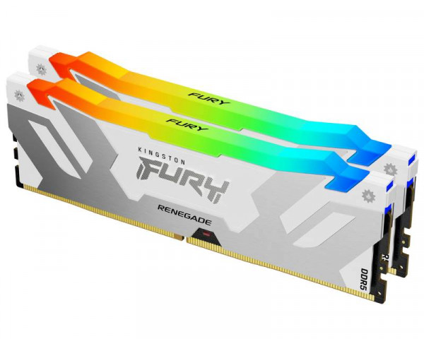 KINGSTON CUDIMM DDR5 48GB (2x24GB kit) 8400MTs KF584CU40RWAK2-48 FURY Renegade White RGB XMP 