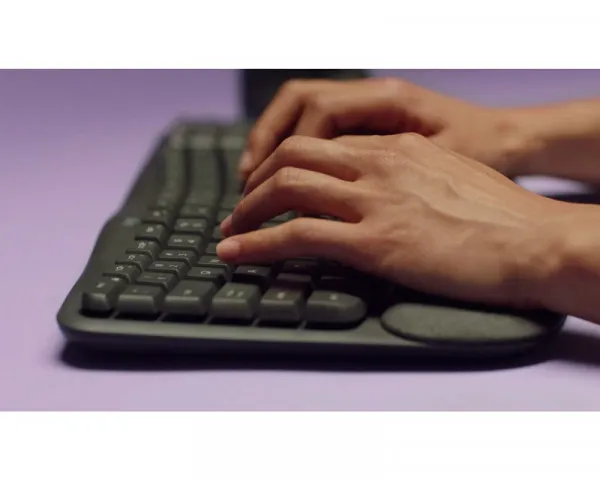 LOGITECH Wave Bluetooth ergonomic tastatura- GRAPHITE - US INT'L