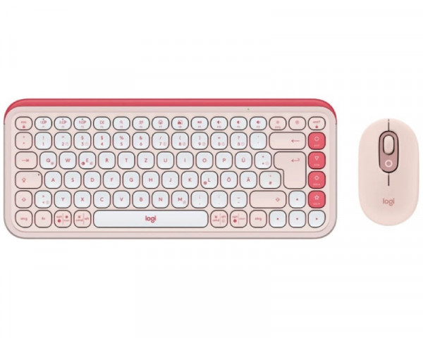 LOGITECH POP Icon Combo US tastatura rose 
