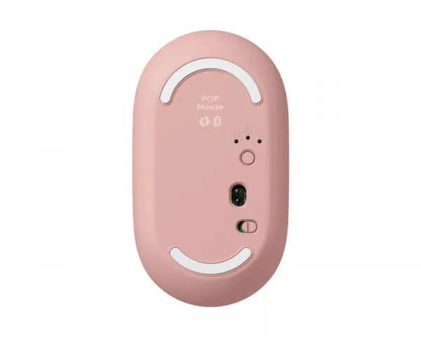 LOGITECH Pop Mouse with Emoji, Rose miš 