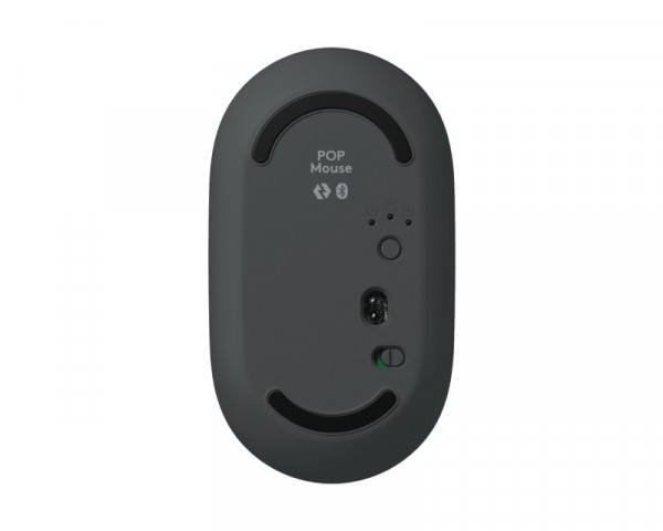 LOGITECH Pop Mouse with Emoji, graphite miš 