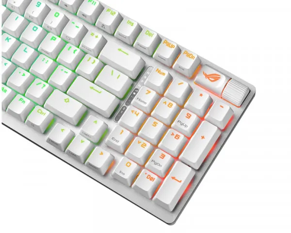 ASUS X901 ROG Strix Scope II 96 Wireless Gaming tastatura bela 