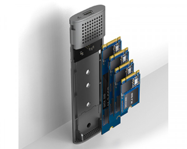 MAIWO Externo Kućište USB3.2 tip-C za M.2 PCIe NVMeSATA SSD diskove K1691 