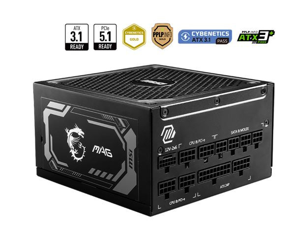 NAPAJANJE MSI MPG Series MPG A1000GL PCIE5 80+Gold