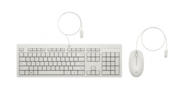 HP 225 miš + tastatura, žični set, SR raspored, bela boja (86J24AA)