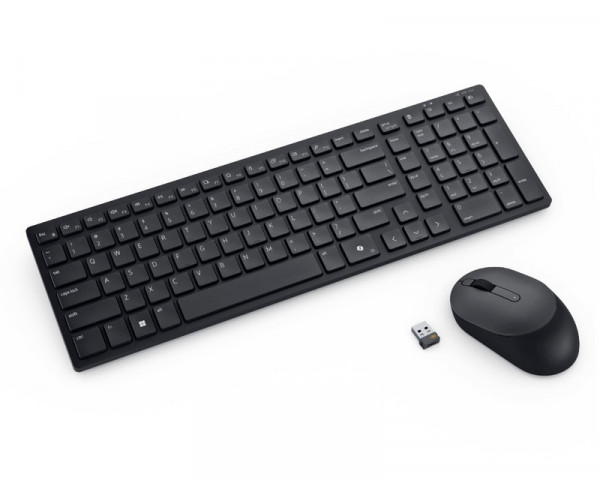 DELL KM555 Silent US tastatura + miš crna 