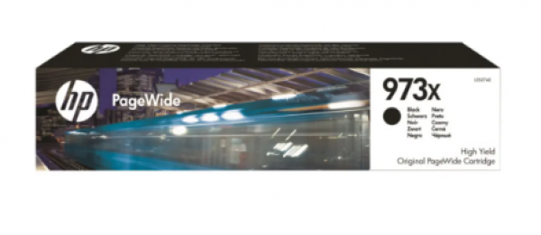 HP 973X High Yield Black Original PageWide Cartridge, L0S07AE