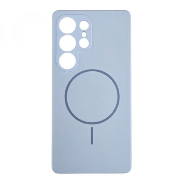Silikonska futrola Magsafe LUX Samsung S25 Ultra BEBI PLAVA
