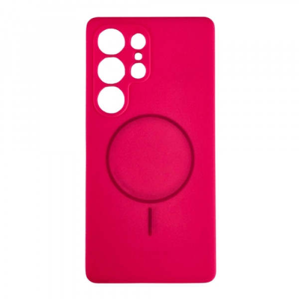 Silikonska futrola Magsafe LUX Samsung S25 Ultra ROZE