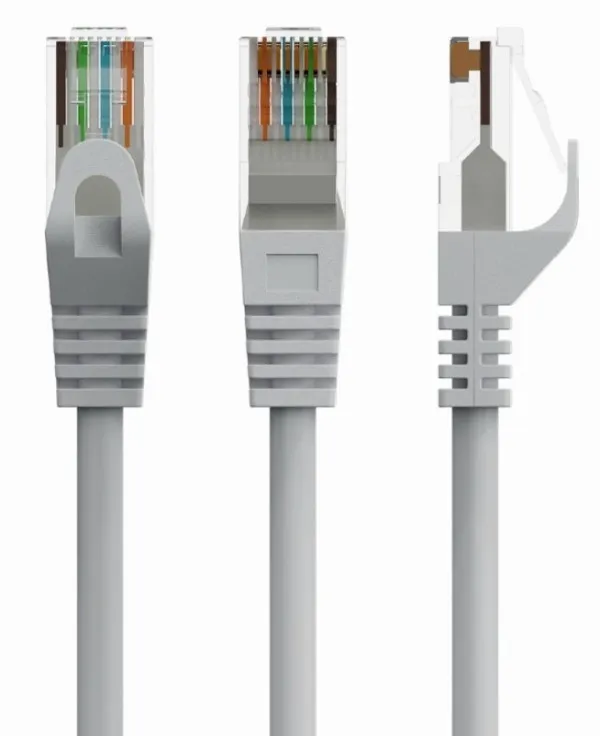 Gembird Mrezni kabl, PP6U-CU-20M CAT6 BAKARNI UTP Patch cord 20m grey