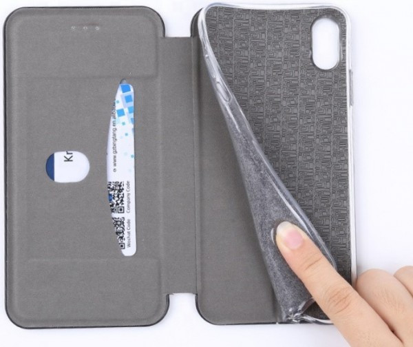 MCLF11-SAMSUNG A33 5G * Futrola Leather FLIP Black (249)