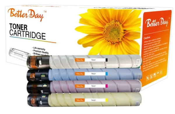 Toner BetterDay C-TN321 BK zam. kaseta za Konica Black 27k (bez cipa)