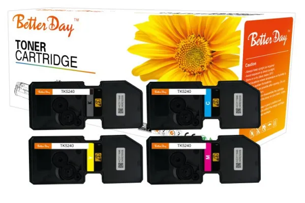 Toner BetterDay C-TK5240 C zam. kaseta za Kyocera Cyan 3k