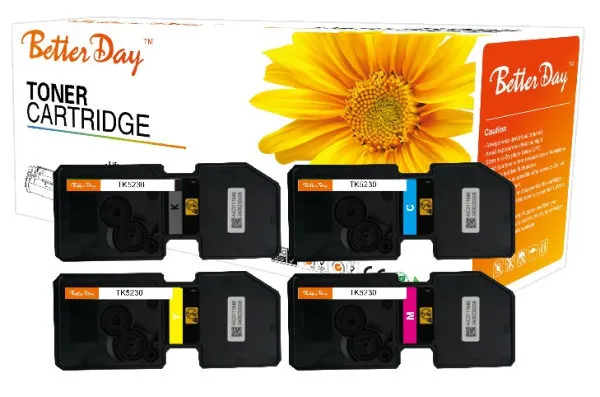 Toner BetterDay C-TK5230 Y (Low temperature toner) zam. kaseta za Kyocera Yellow 2.2k