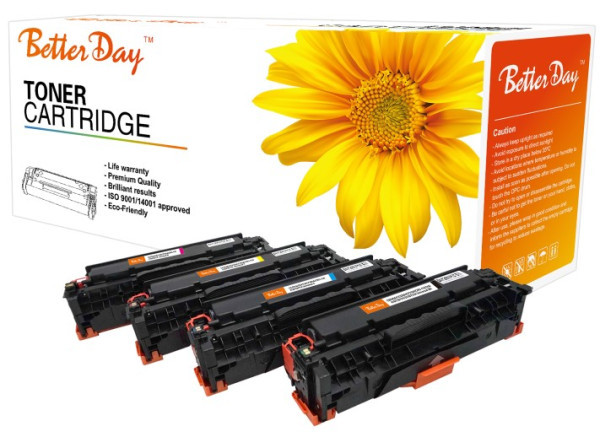Toner BetterDay CC531A, CE411A, CF381A zam. kaseta za HP Cyan 2.8k