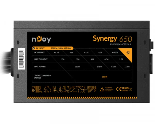 NJOY Synergy 650 650W napajanje (PSAT1065A20CSCZ01B) 