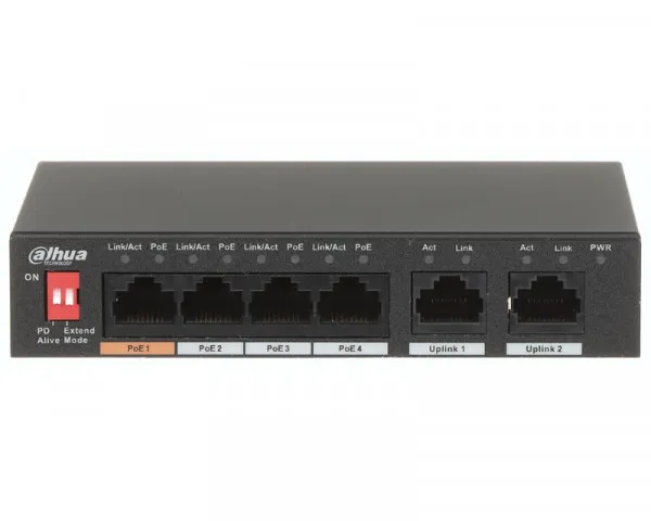 DAHUA PFS3006-4ET-60-V2 4port PoE switch 
