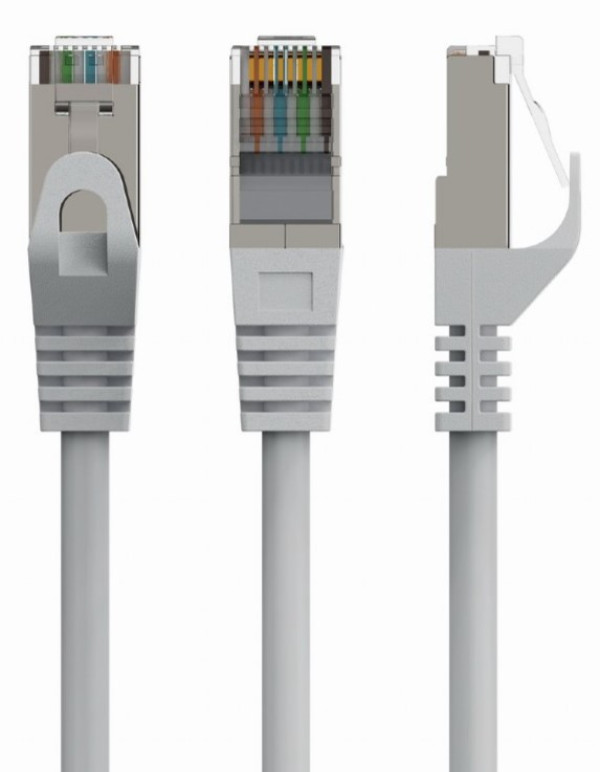 PP6A-LSZHCU-30M Gembird Mrezni kabl, SFTP CAT.6A BAKARNI LSZH Patch cord 30m Grey
