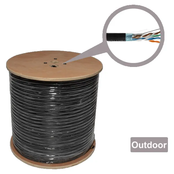 FPC-6260ME-SOL-OUT Gembird FTP cat6 Outdoor, solid 23AWG, 0,57mm PREMIUM CCA kotur pun presek 305m
