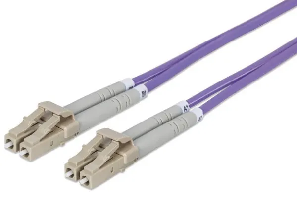 FO LC/UPC - LC/UPC MM 3M OM4 DX Purple