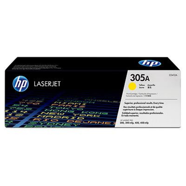 SUP HP TON CE412A Yellow No.305