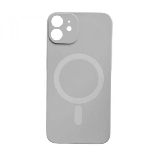 Silikonska futrola Magsafe COLOR Iphone 11 SIVA