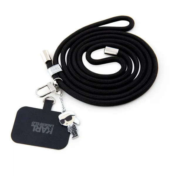 Karl Lagerfeld univerzalna vezica za telefon - crna KLUCNMSCKIK