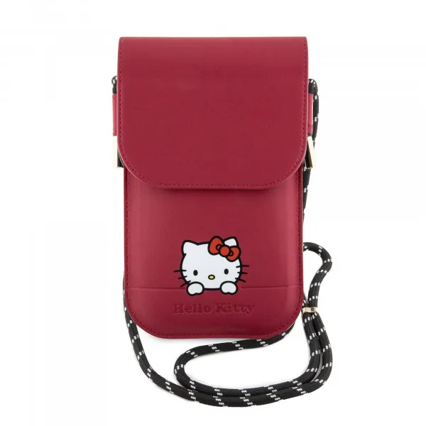 Hello Kitty torbica za dokumenta i telefon - crvena HKOWBSKCDKP