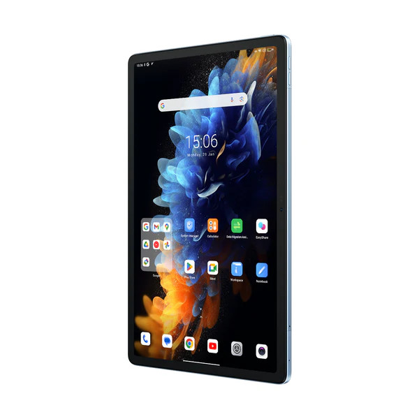 Tablet 11.5 Blackview MEGA 1 LTE 1200x2000 FHD+ 120Hz12GB256GB13MP-50MPFPRAndroid 13plavi