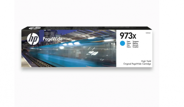 HP 973X original high yield cyan PageWide cartridge F6T81AE ( F6T81AE ) 