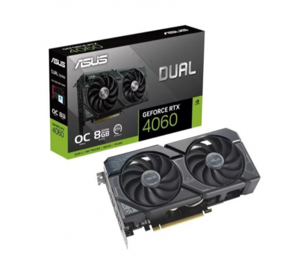 ASUS nVidia GeForce RTX 4060 8GB 128bit DUAL-RTX4060-O8G-EVO-WHITE grafička karta