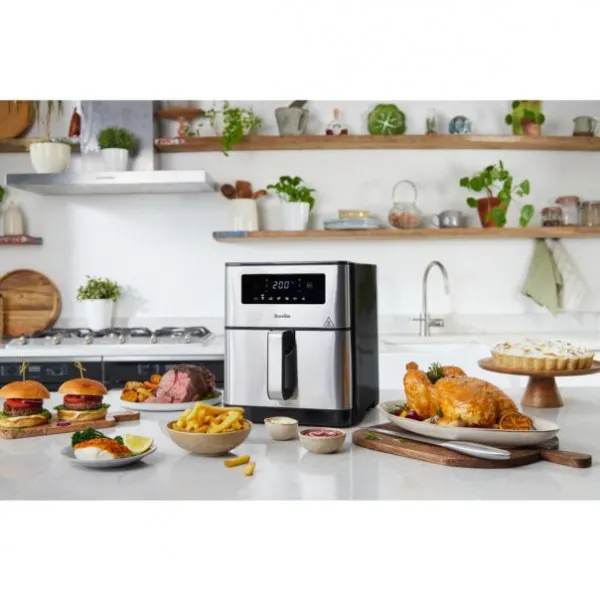 BREVILLE Halo Digital Air Fryer VDF131X  XL 9l