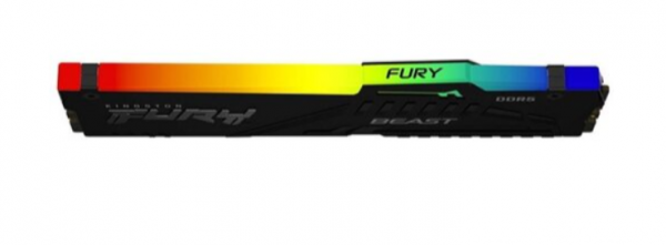 Kingston DDR5 8GB 5200MHz FURY BEAST RGB, Non-ECC UDIMM, CL40 1.25V, 288-Pin 1Rx16, w/RGB Heatsink  KF552C40BBA-8