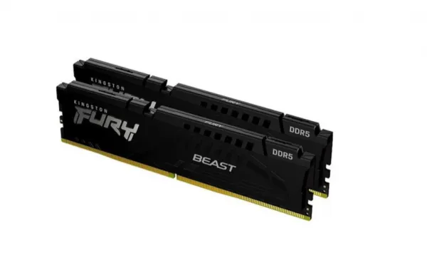 Kingston DDR5 32GB (2x16GB) 6000MHz URY BEAST, Non-ECC UDIMM, CL30 1.4V, 288-Pin 1Rx8, Black, Memory Kit, w/Heatsink, XMP & EXPO ( KF560C30BBEK2-