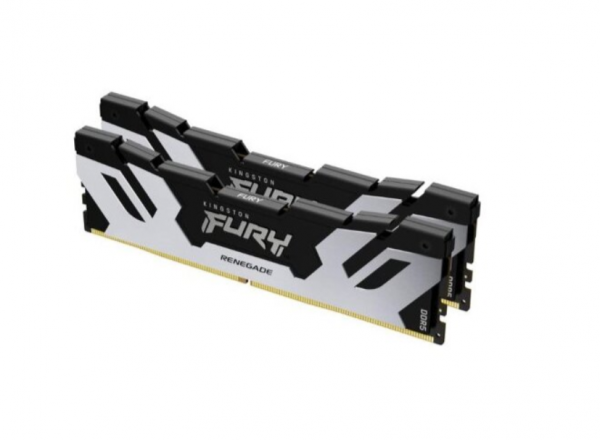 Kingston DDR5 48GB (2x24GB) 8400MT/s FURY RENEGADE, Non-ECC CUDIMM (Clocked), CL40 1.45V, 288-pin 1Rx8, Silver/Black, Memory Kit, w/Heatsink, XMP