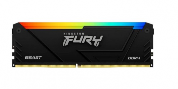 Kingston DDR4 16GB 3600MHz FURY BEAST, Non-ECC UDIMM, CL18 1.35V, 288-Pin 1Rx8, w/Heatsink ( KF436C18BB/16 )