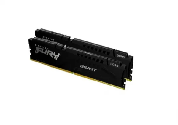 Kingston DDR5 16GB (2x8GB) 5600MT/s FURY BEAST, Non-ECC UDIMM, CL40 1.25V, 288-Pin 1Rx16, Memory Kit, w/Heatsink, XMP ( KF556C40BBK2-16 )