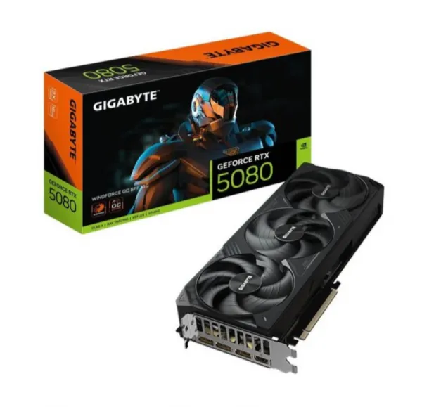 GIGABYTE GeForce RTX 5080 WINDFORCE OC SFF 16GB ( GV-N5080WF3OC-16GD )