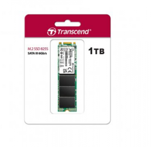 Transcend 1TB, M.2 2280 SSD, SATA3 B+M Key, TLC ( TS1TMTS825S )
