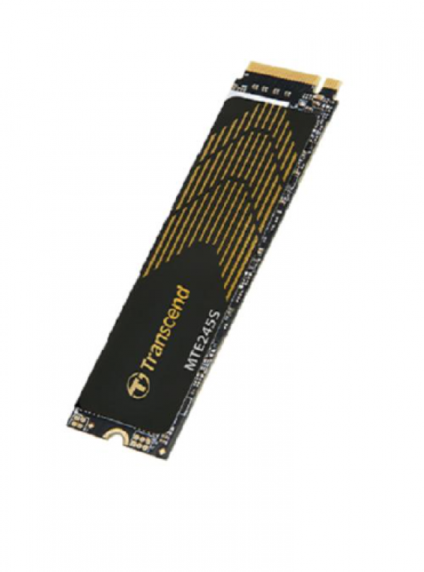Transcend M.2 NVMe 2TB, 2280, PCIe Gen 4x4, 3D NAND, DRAM-less, Read up to 7,400 MB/s, Write up to 6,500 MB/s, Graphene Heatsink, Single-sided ( TS2T