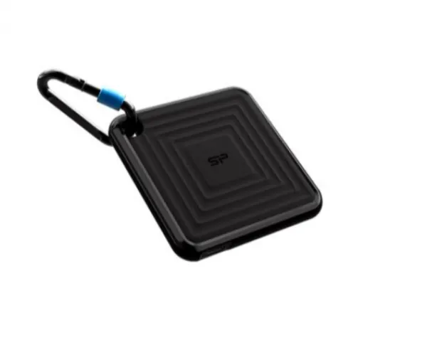 Silicon Power Portable SSD 1TB PC60, USB 3.2 Gen 2 (Cable: Type-C to USB Type-A), Read up to 540MB/s, Write up to 500MB/s ( SP010TBPSDPC60CK )