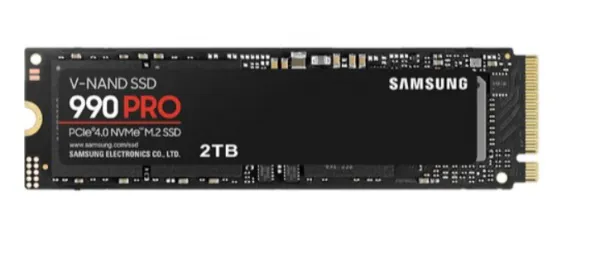 Samsung M.2 NVMe 2TB, 2280, Gen PCIe 4.0x4/5.0x2, 990 EVO Plus, Read up to 7250 MB/s, Write up to 6300 MB/s (single sided) ( MZ-V9S2T0BW )