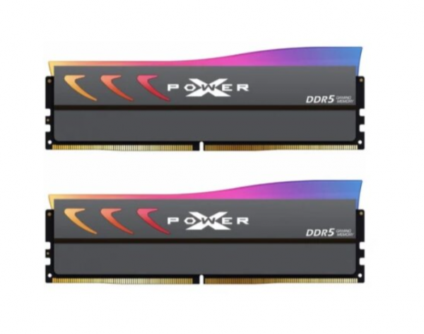 Silicon Power DDR5 32GB (2x16GB) 6000MT/s XPOWER Storm RGB Gaming, CL36 1.35V UDIMM, Gray, XMP3.0 & EXPO, w/RGB Heatsink, Memory Kit ( SP032GXLWU60CFDK